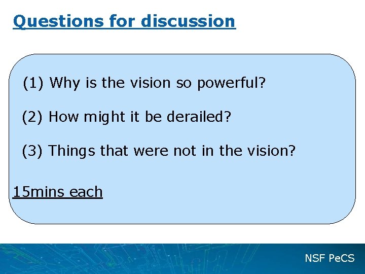 Question Vision Twenty Years after Mark Weisers Vision for Ubiquitous