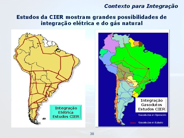 Contexto para Integração Estudos da CIER mostram grandes possibilidades de integração elétrica e do