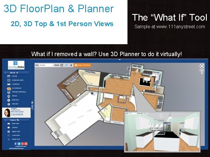 3 D Floor. Plan & Planner 2 D, 3 D Top & 1 st