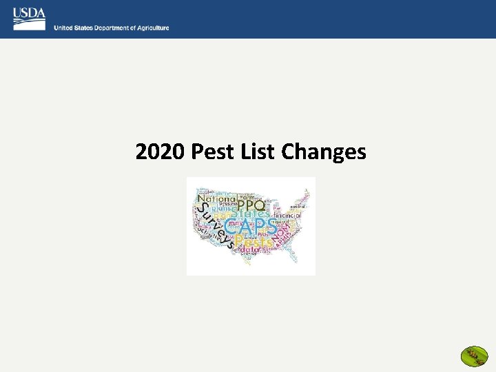 2020 Pest List Changes 