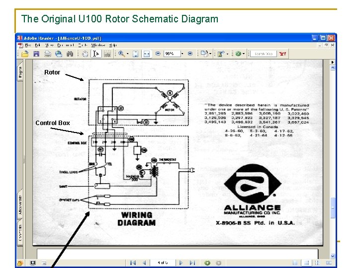 The Original U 100 Rotor Schematic Diagram Rotor Control Box 18 