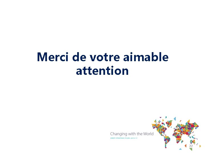 Merci de votre aimable attention 22 