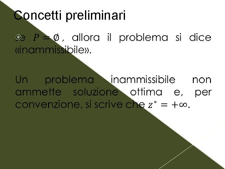 Concetti preliminari 