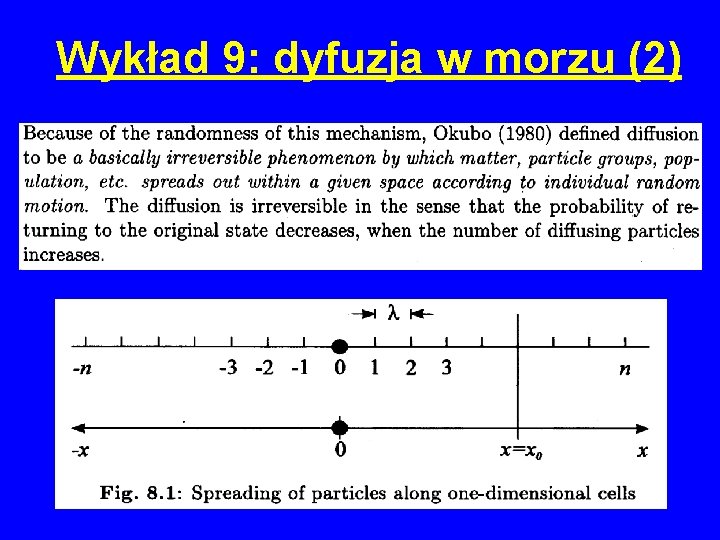 Wykład 9: dyfuzja w morzu (2) 