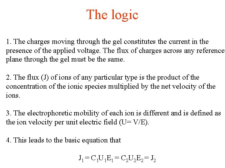 The logic 1. The charges moving through the gel constitutes the current in the