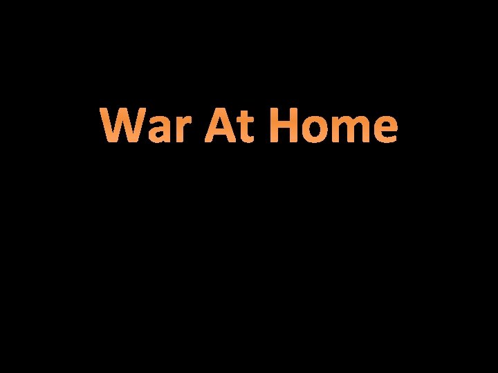 War At Home 