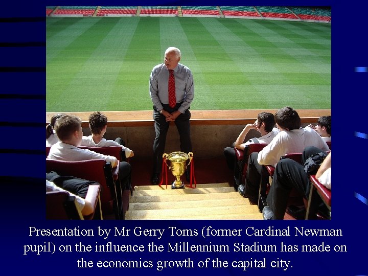 Presentation by Mr Gerry Toms (former Cardinal Newman pupil) on the influence the Millennium