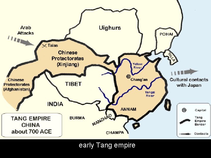 early Tang empire 