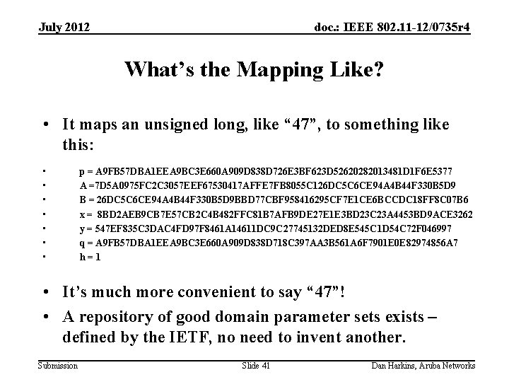 July 2012 doc. : IEEE 802. 11 -12/0735 r 4 What’s the Mapping Like?