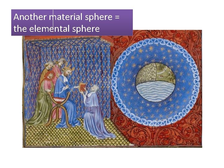 Another material sphere = the elemental sphere 