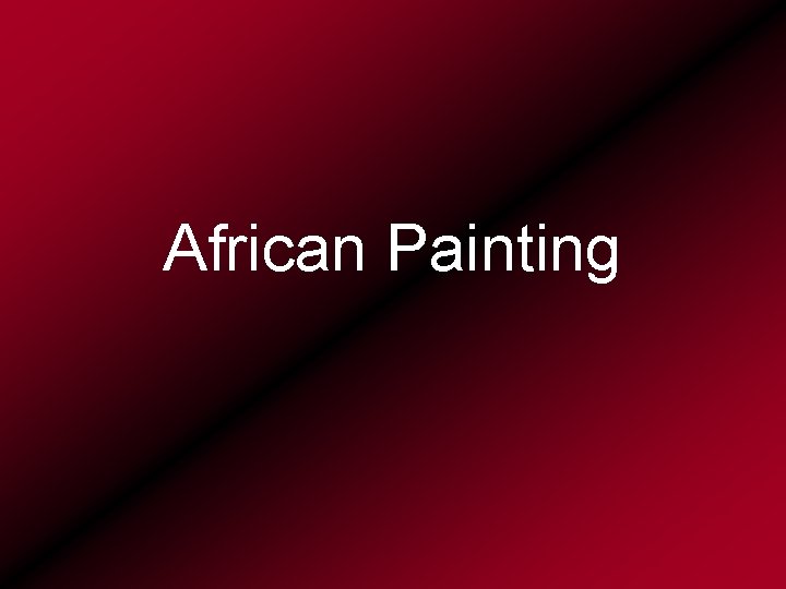 African Painting 