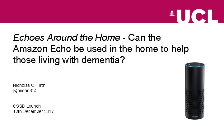 Echoes Around the Home - Can the Amazon Echo be used in the home