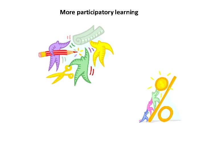 More participatory learning 