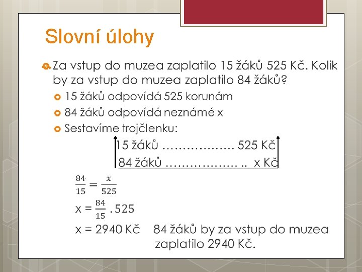 Slovní úlohy 