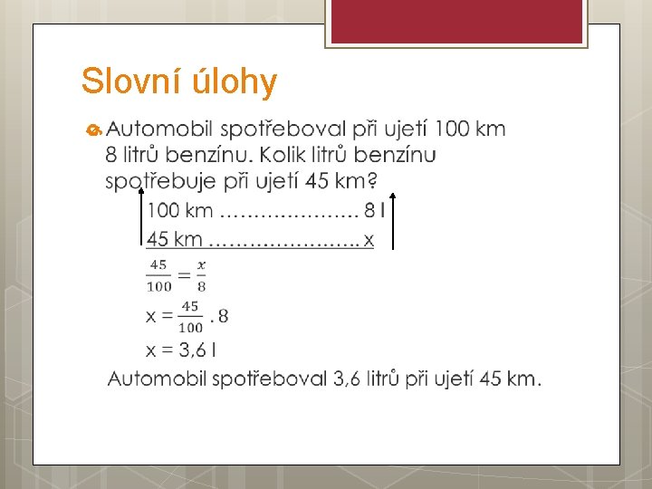 Slovní úlohy 