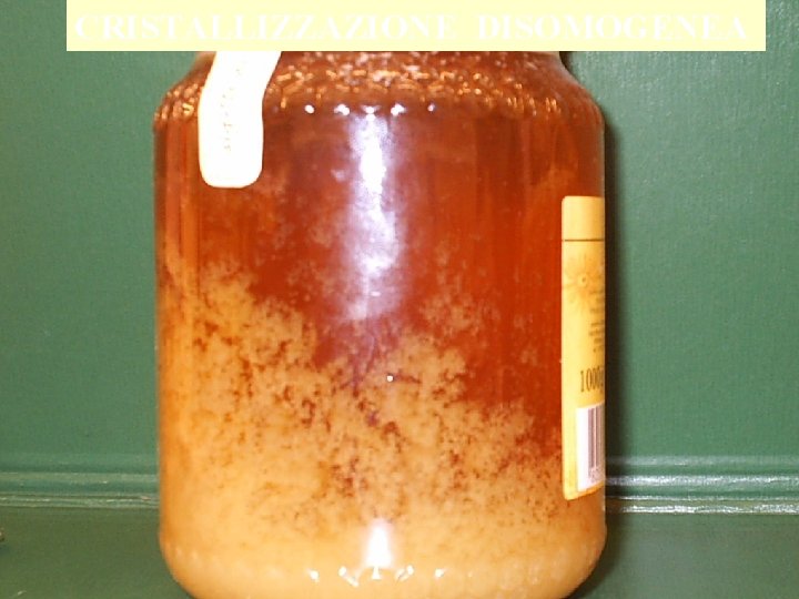 CRISTALLIZZAZIONE DISOMOGENEA 