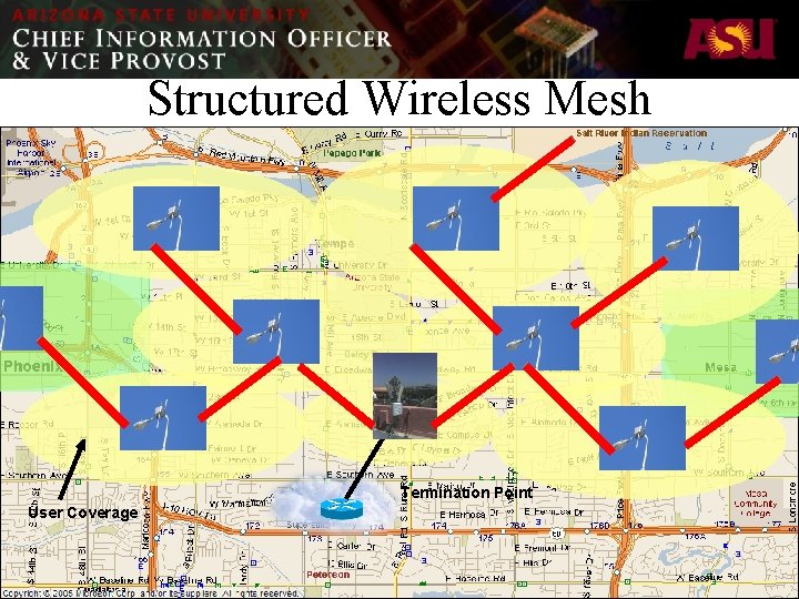 Structured Wireless Mesh Termination Point User Coverage 