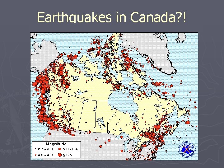 Earthquakes in Canada? ! 