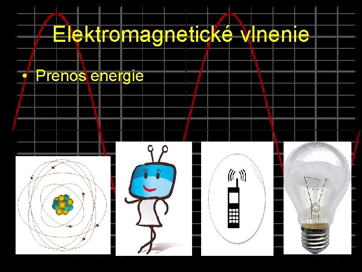 Elektromagnetické vlnenie • Prenos energie 