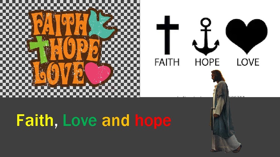 Faith, Love and hope 