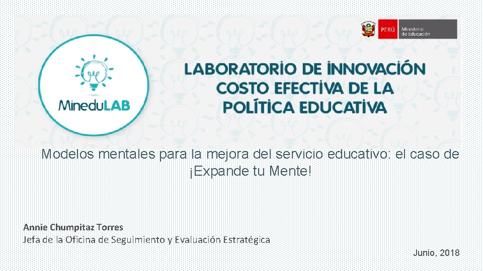 Modelos mentales para la mejora del servicio educativo: el caso de ¡Expande tu Mente!
