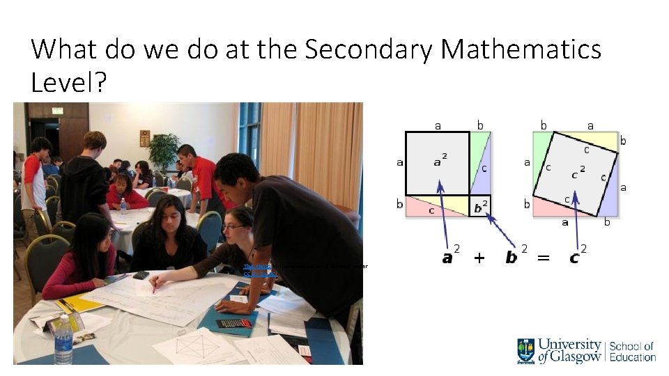 What do we do at the Secondary Mathematics Level? This Photo by Unknown Author