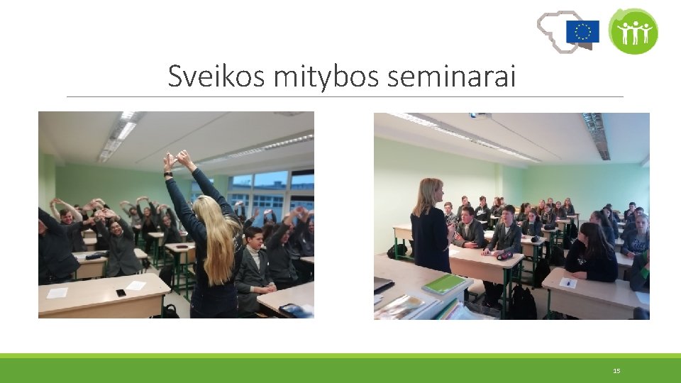 Sveikos mitybos seminarai 15 