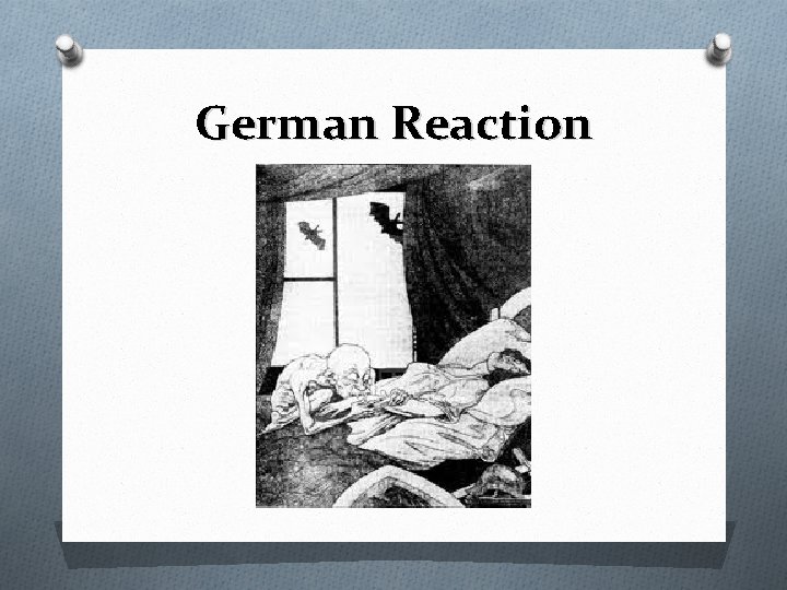 German Reaction 