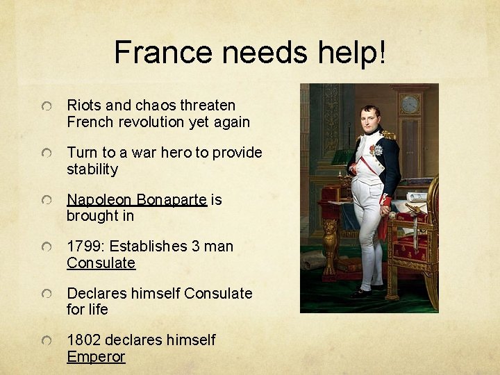 France needs help! Riots and chaos threaten French revolution yet again Turn to a