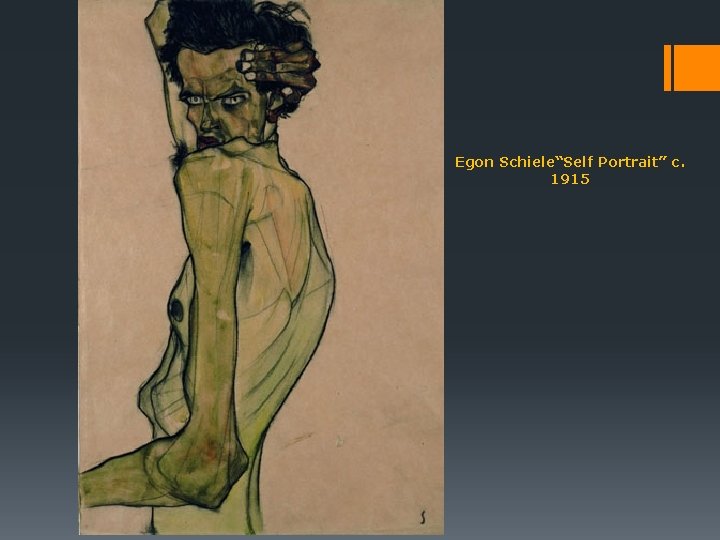 Egon Schiele“Self Portrait” c. 1915 