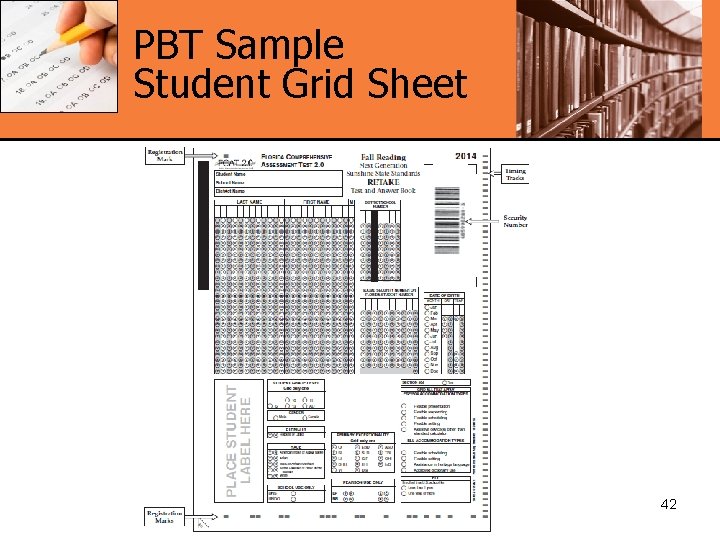 PBT Sample Student Grid Sheet 42 