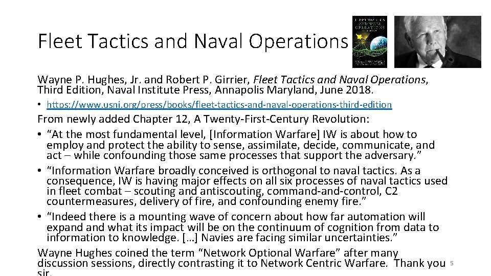 Fleet Tactics and Naval Operations Wayne P. Hughes, Jr. and Robert P. Girrier, Fleet Fleet Tactics and Naval Operations Wayne P. Hughes, Jr. and Robert P. Girrier, Fleet