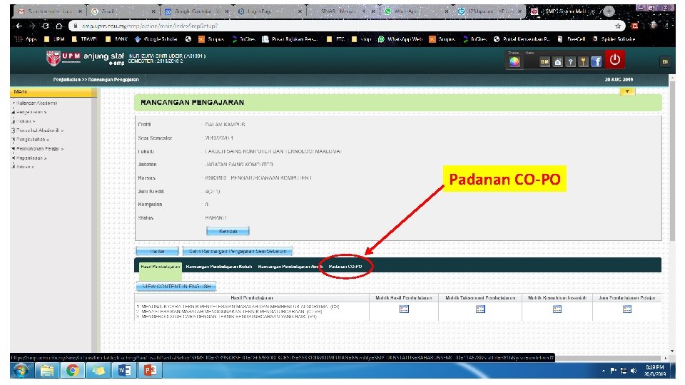 Padanan CO-PO 