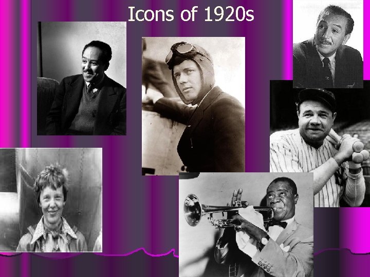 Icons of 1920 s 