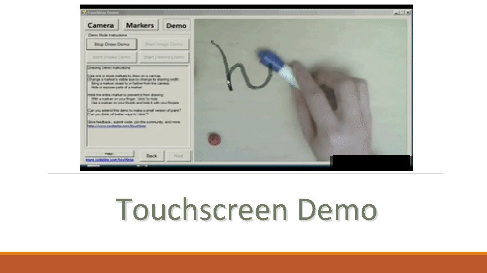 Touchscreen Demo 