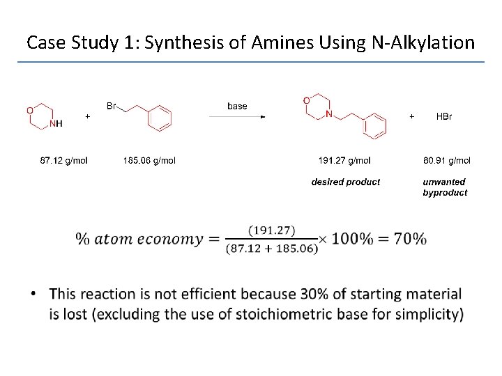 Case Study 1: Synthesis of Amines Using N-Alkylation • 