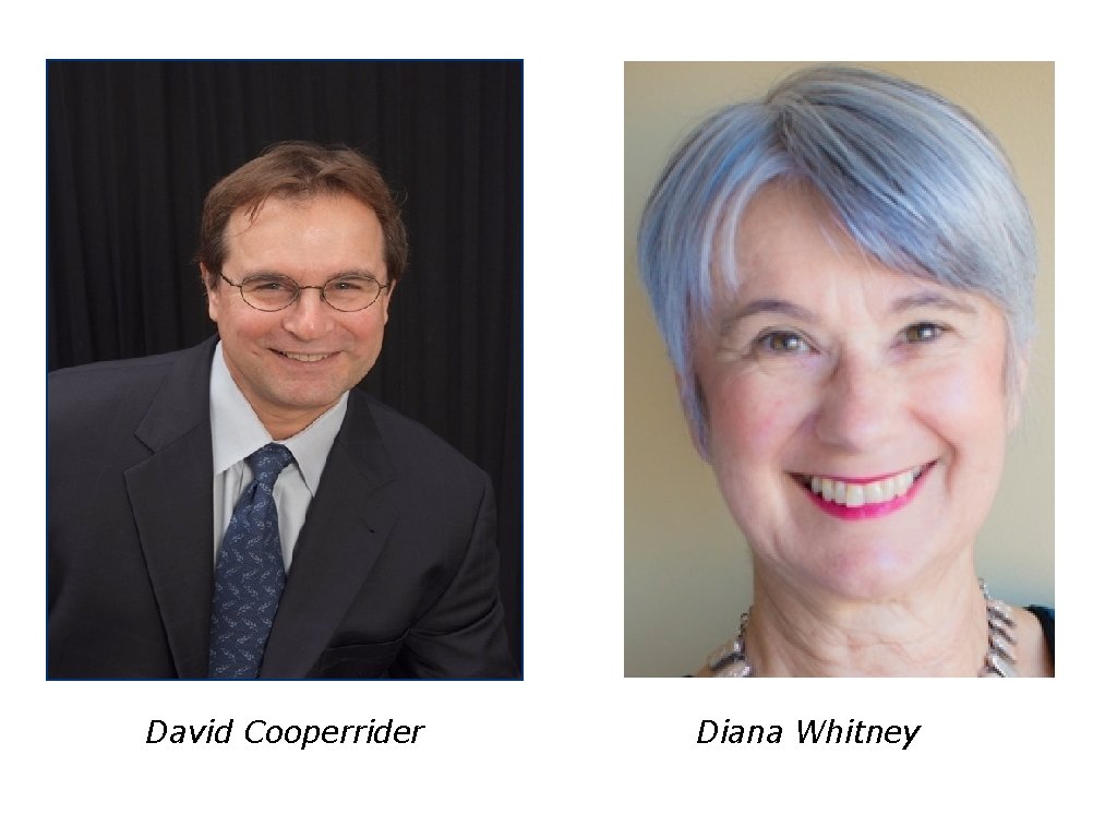 David Cooperrider Diana Whitney 
