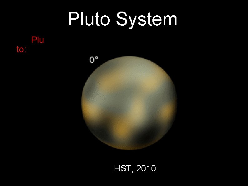 Pluto System to: Plu HST, 2010 8 