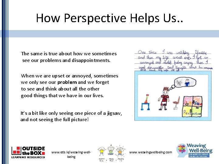 How Perspective Helps Us. . The same is true about how we sometimes see