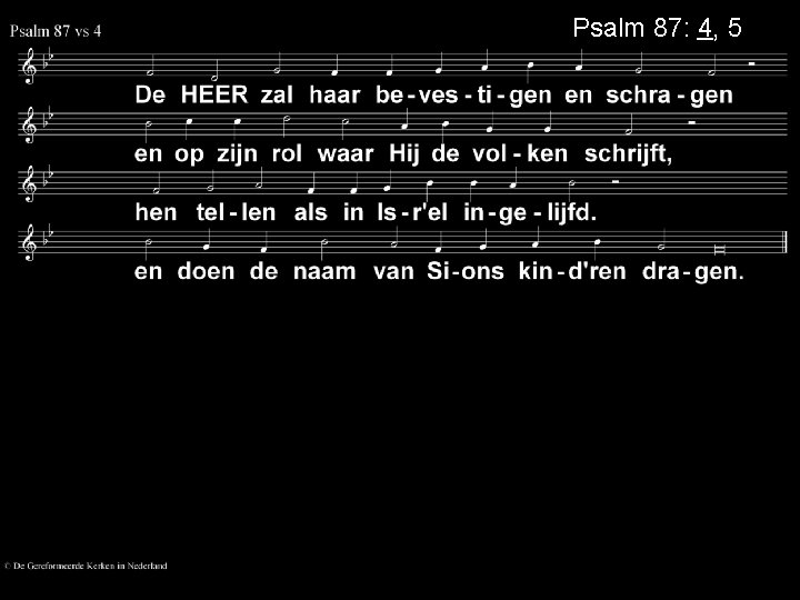 Psalm 87: 4, 5 