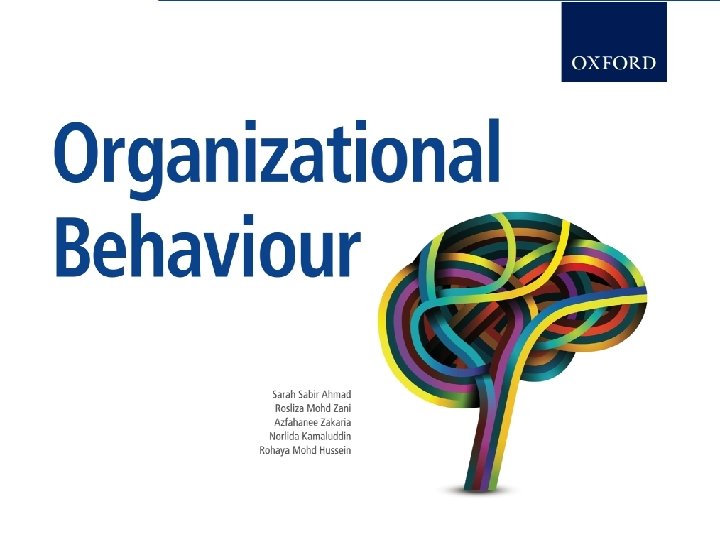 Organizational Behaviour © Oxford Fajar Sdn. Bhd. (008974 -T), 2013 All Rights Reserved 1–