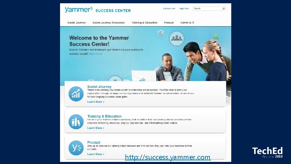 http: //success. yammer. com 