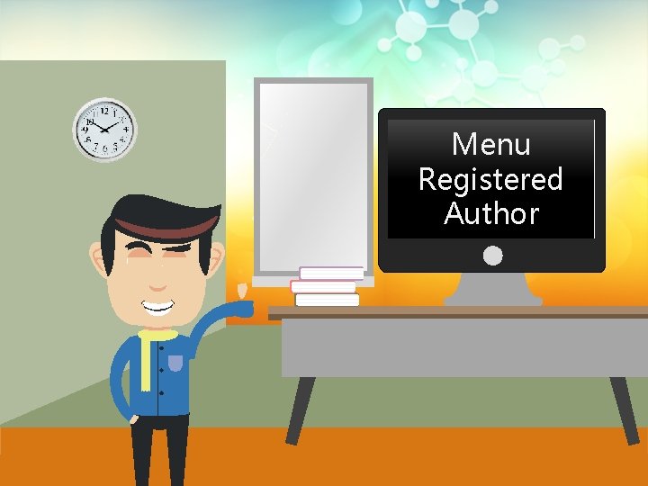 Menu Registered Author 