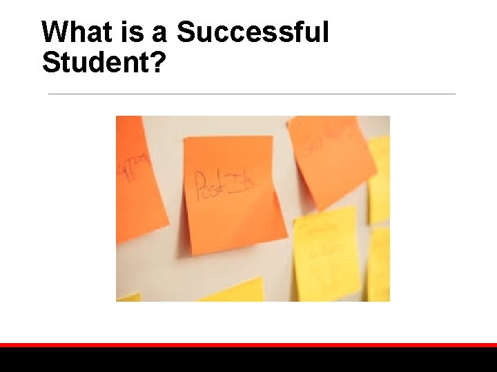 What is a Successful Student? 