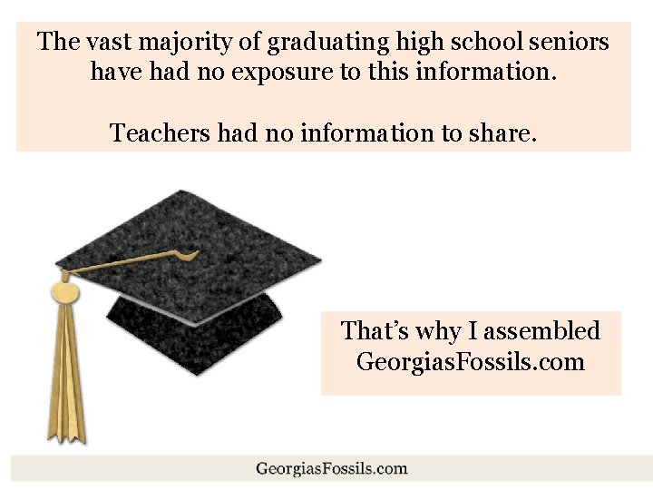 The vast majority of graduating high school seniors have had no exposure to this