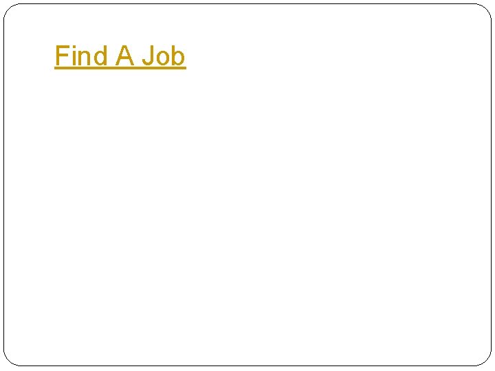 Find A Job 