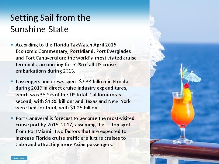 Setting Sail from the Sunshine State • According to the Florida Tax. Watch April