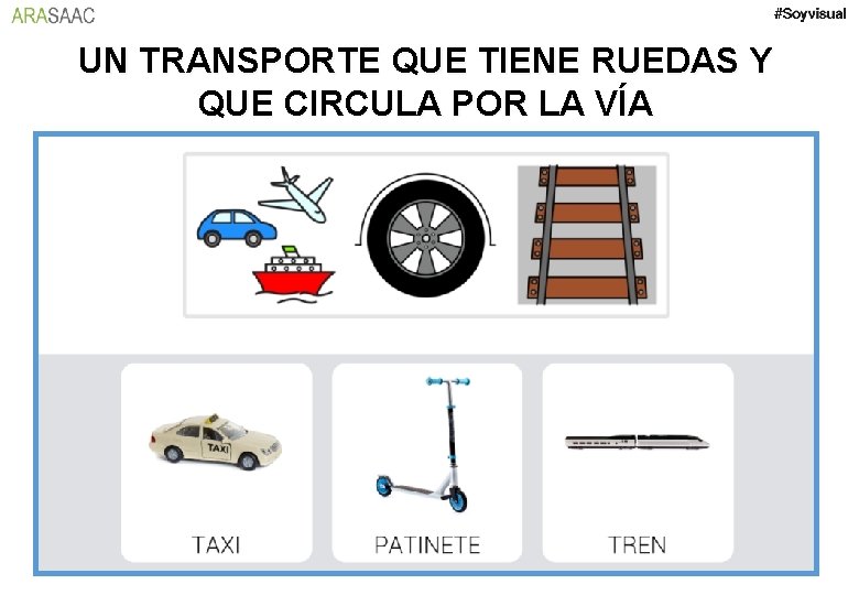 UN TRANSPORTE QUE TIENE RUEDAS Y QUE CIRCULA POR LA VÍA 