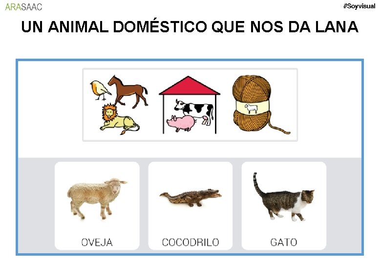UN ANIMAL DOMÉSTICO QUE NOS DA LANA 