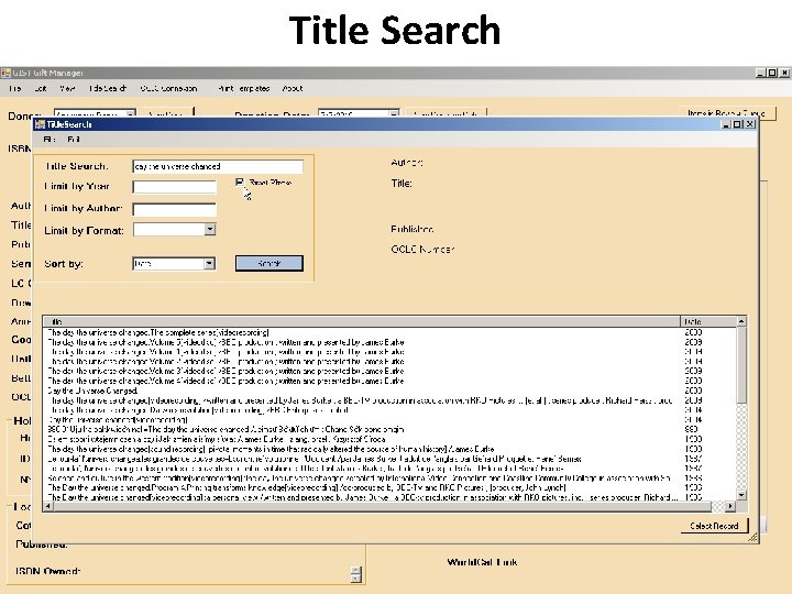 Title Search 